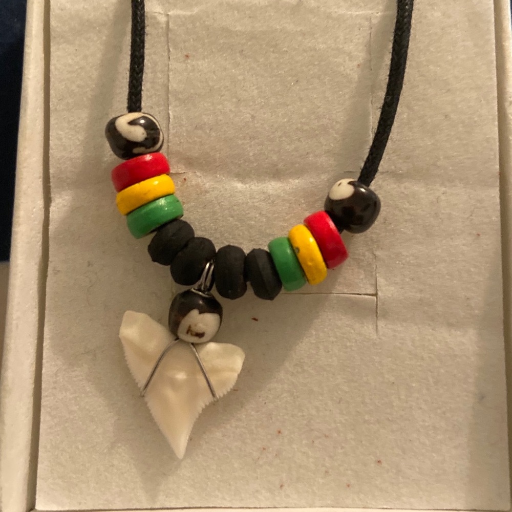 Shark tooth necklace